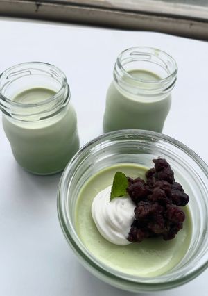 簡単　抹茶プリン-レシピのメイン写真