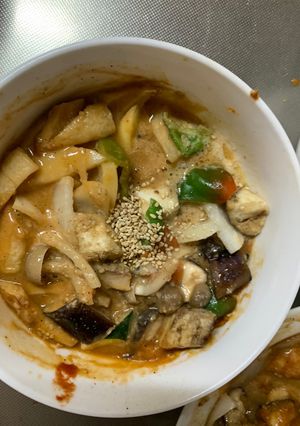 肉無チクワ簡単洋風タコライス味野菜炒め-レシピのメイン写真