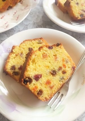 フルーツパウンドケーキ♡ラムレーズン-レシピのメイン写真