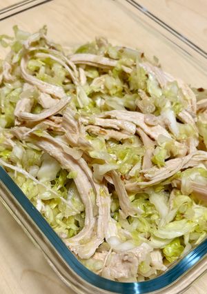 鶏とキャベツのさっぱり梅和え-レシピのメイン写真