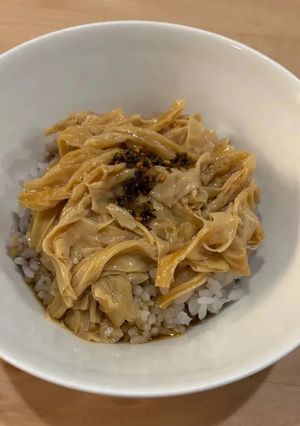 湯葉丼⭐︎レンジ2分⭐︎麺つゆ⭐︎乾燥湯葉-レシピのメイン写真