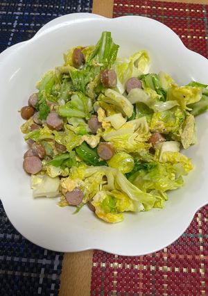 今が旬！春キャベツの炒め物-レシピのメイン写真