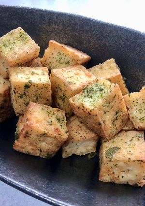 厚揚げのカリカリ焼き青のり風味-レシピのメイン写真