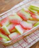 すいかの皮のかんたん酢の物・ピクルス
