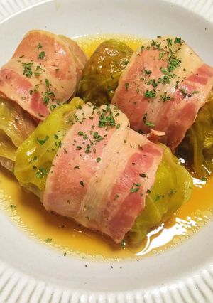 ベーコンロールキャベツ(コンソメ)-レシピのメイン写真