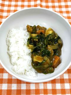 ほうれん草カレー-レシピのメイン写真