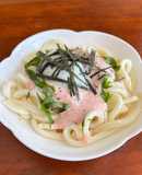 超簡単明太クリーム冷製うどん