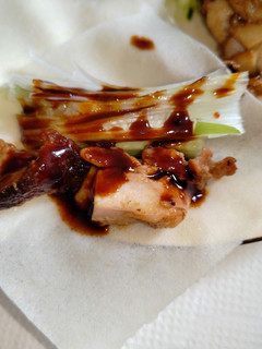 春巻の皮と鶏肉で作る北京ダック-レシピのメイン写真