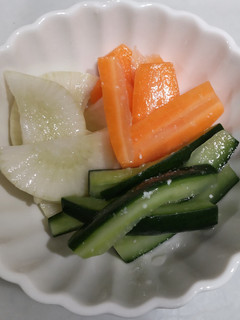 ホエー活用野菜の浅漬け-レシピのメイン写真