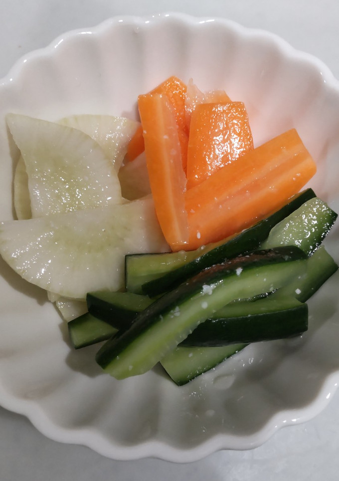 ホエー活用野菜の浅漬け-レシピのメイン写真