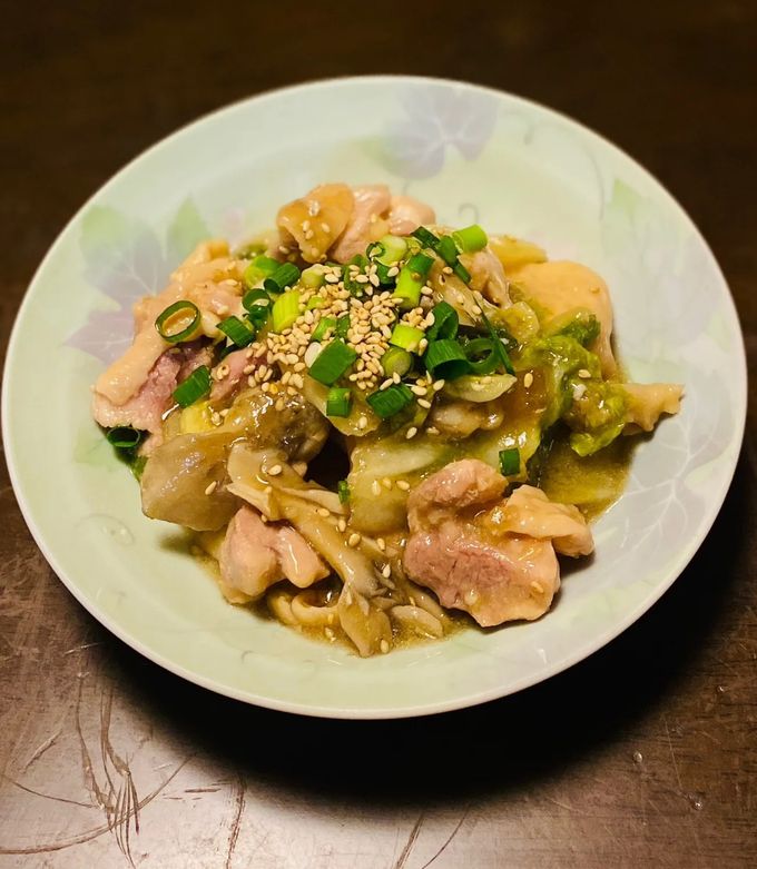 ワンボウルレンジ白菜と鶏もも肉のあんかけ by Sa01tp 【クックパッド