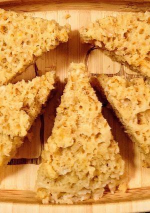 【栄養💯】きなこオートミール蒸しパン-レシピのメイン写真
