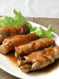 舞茸をメイン料理に♪舞茸の豚肉巻き-レシピのメイン写真