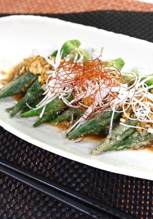オクラの香味ソースかけ-レシピのメイン写真