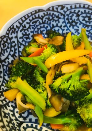 ブロッコリー＆茸のいろいろ野菜だけ炒め-レシピのメイン写真