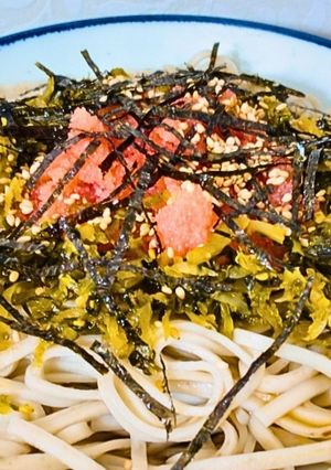 明太高菜うどん-レシピのメイン写真
