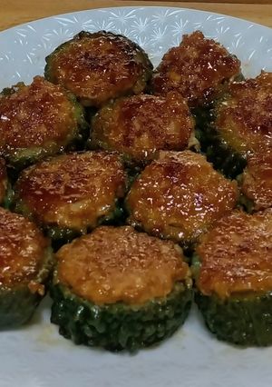 ゴーヤの肉詰め-レシピのメイン写真
