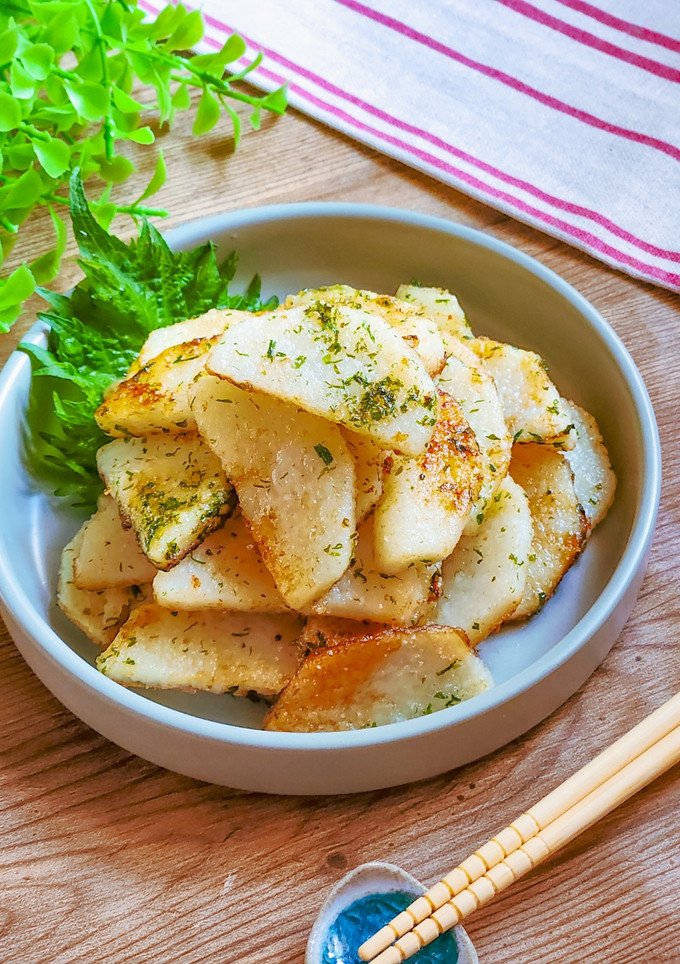 うますぎる！長芋の青のりバター醤油焼き-レシピのメイン写真