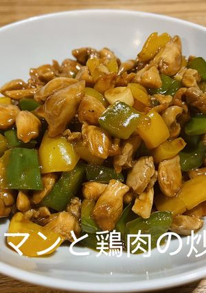 ピーマンと鶏肉の炒め物-レシピのメイン写真