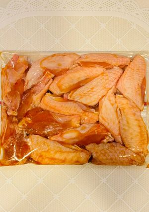 【下味冷凍】手羽中のオーブン焼き☆鶏がら醤油味-レシピのメイン写真