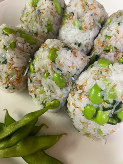 枝豆とじゃこのおにぎり-レシピのメイン写真