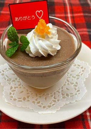 バレンタインに♡チョコレートプリン♡-レシピのメイン写真