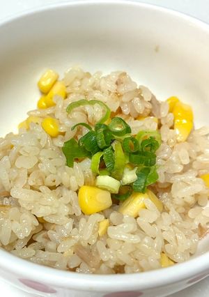 バターシーチキンとうもろこしご飯（コーン缶用）-レシピのメイン写真