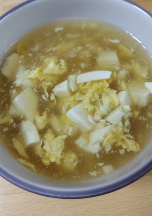 たまごと豆腐のスープ-レシピのメイン写真