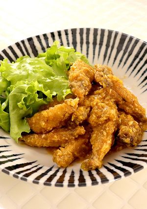 簡単ソース☆手羽中のネギぽんだれ-レシピのメイン写真