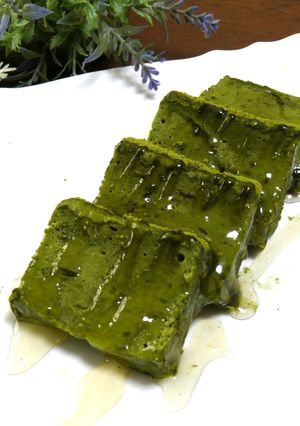 ギルトフリー♪　豆腐と抹茶の濃厚テリーヌ風🍃-レシピのメイン写真