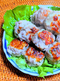 豚こまチーズ団子-レシピのメイン写真