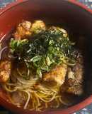ちくわの蒲焼きぶっかけそうめん