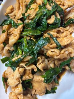 豚肉とニラの甘辛炒め-レシピのメイン写真