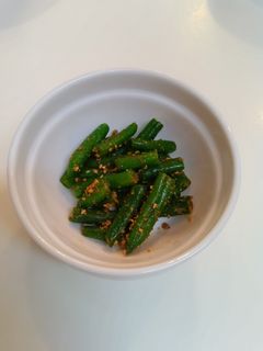 パッと出来る!いんげんの胡麻和え-レシピのメイン写真