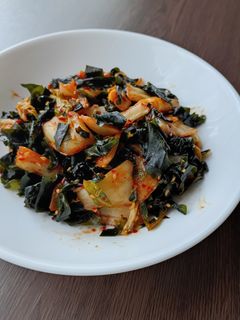 わかめキムチ炒め-レシピのメイン写真