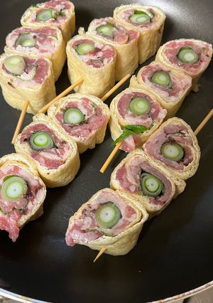 おあげクルクル串焼き〜-レシピのメイン写真