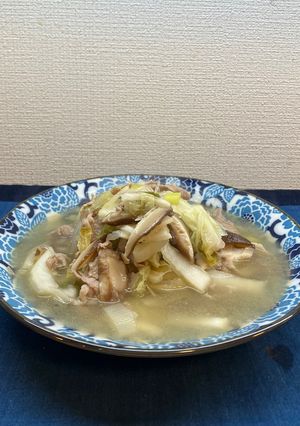 白菜古漬けと豚肉のスープ-レシピのメイン写真