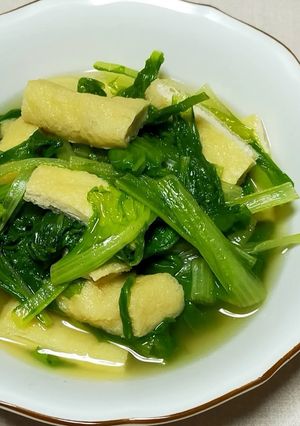山東菜の菜焼き(煮浸し)-レシピのメイン写真