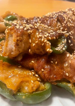 うまっ！簡単にピーマンチーズ肉巻き-レシピのメイン写真
