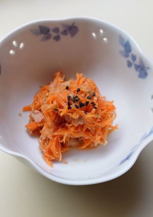 さっと１品！人参とシーチキンのポン酢和え-レシピのメイン写真