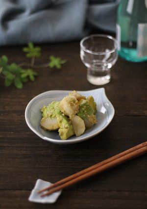 アボカドと里芋のごま味噌和え-レシピのメイン写真