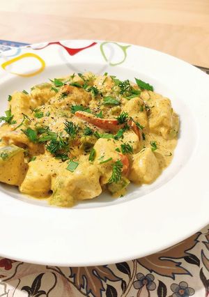 チキンのカレークリームソース❀トルコ料理-レシピのメイン写真