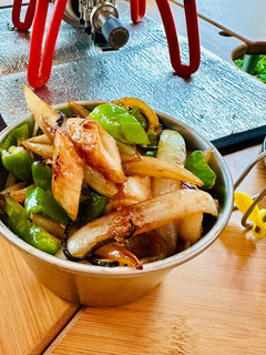 ピーマンちくわ炒め 塩昆布 キャンプ-レシピのメイン写真