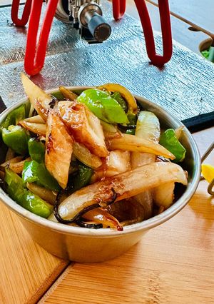 ピーマンちくわ炒め 塩昆布 キャンプ-レシピのメイン写真