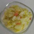 キャベツの梅こんぶ茶和え