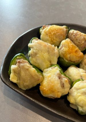 ピーマンポテト肉詰めチーズ-レシピのメイン写真
