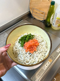 しらす明太子丼-レシピのメイン写真