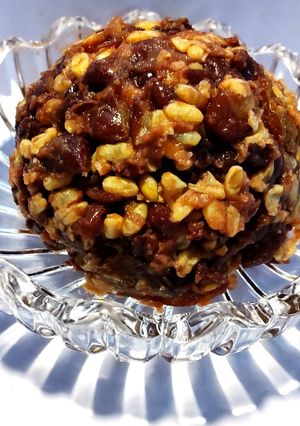 発酵あんこ　発芽玄米麹・干しぶどう等使用-レシピのメイン写真