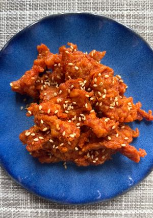 ピリ辛鶏皮揚げ-レシピのメイン写真