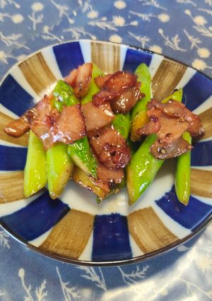 アスパラのベーコンバター炒め-レシピのメイン写真
